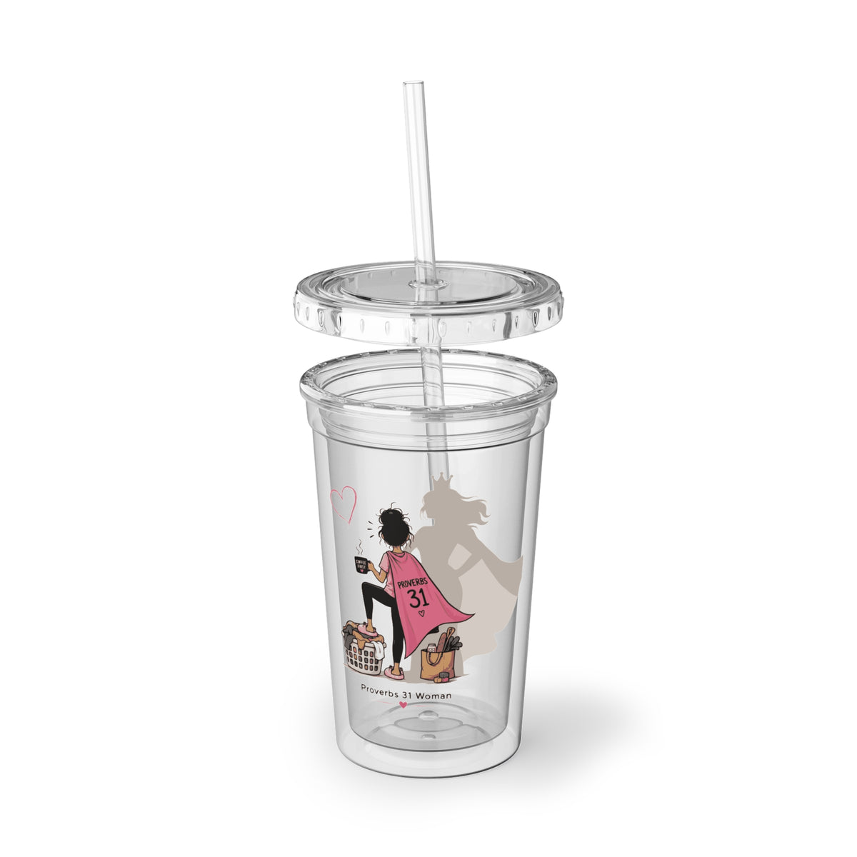 Proverbs 31 Woman - Brunette Acrylic Tumbler