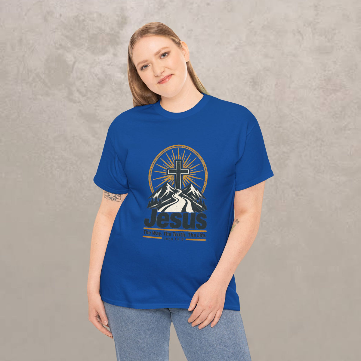 Jesus: The Way, The Truth, The Life - John 14:6 Unisex Graphic Tee