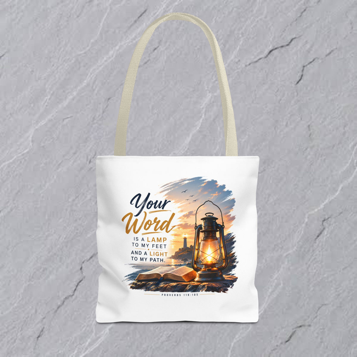 Your Word is a Lamp to My Feet - Tote Bag