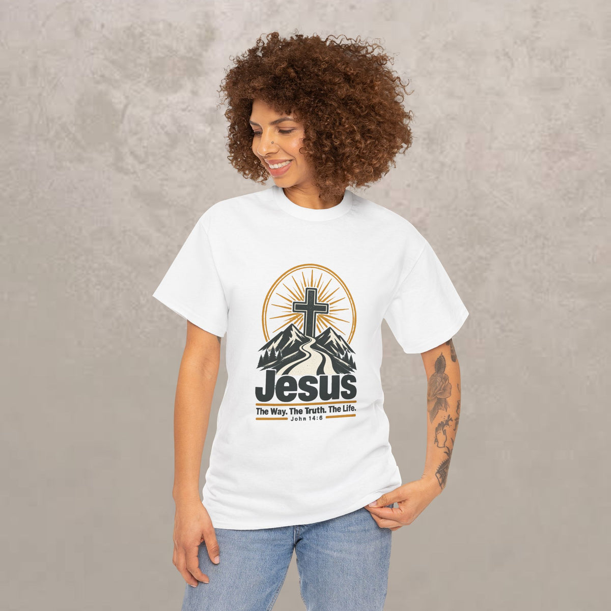 Jesus: The Way, The Truth, The Life - John 14:6 Unisex Graphic Tee