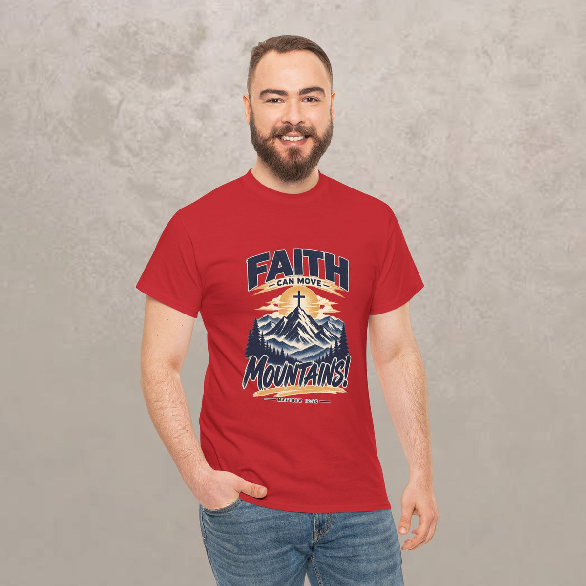 Faith Can Move Mountains Unisex Tee