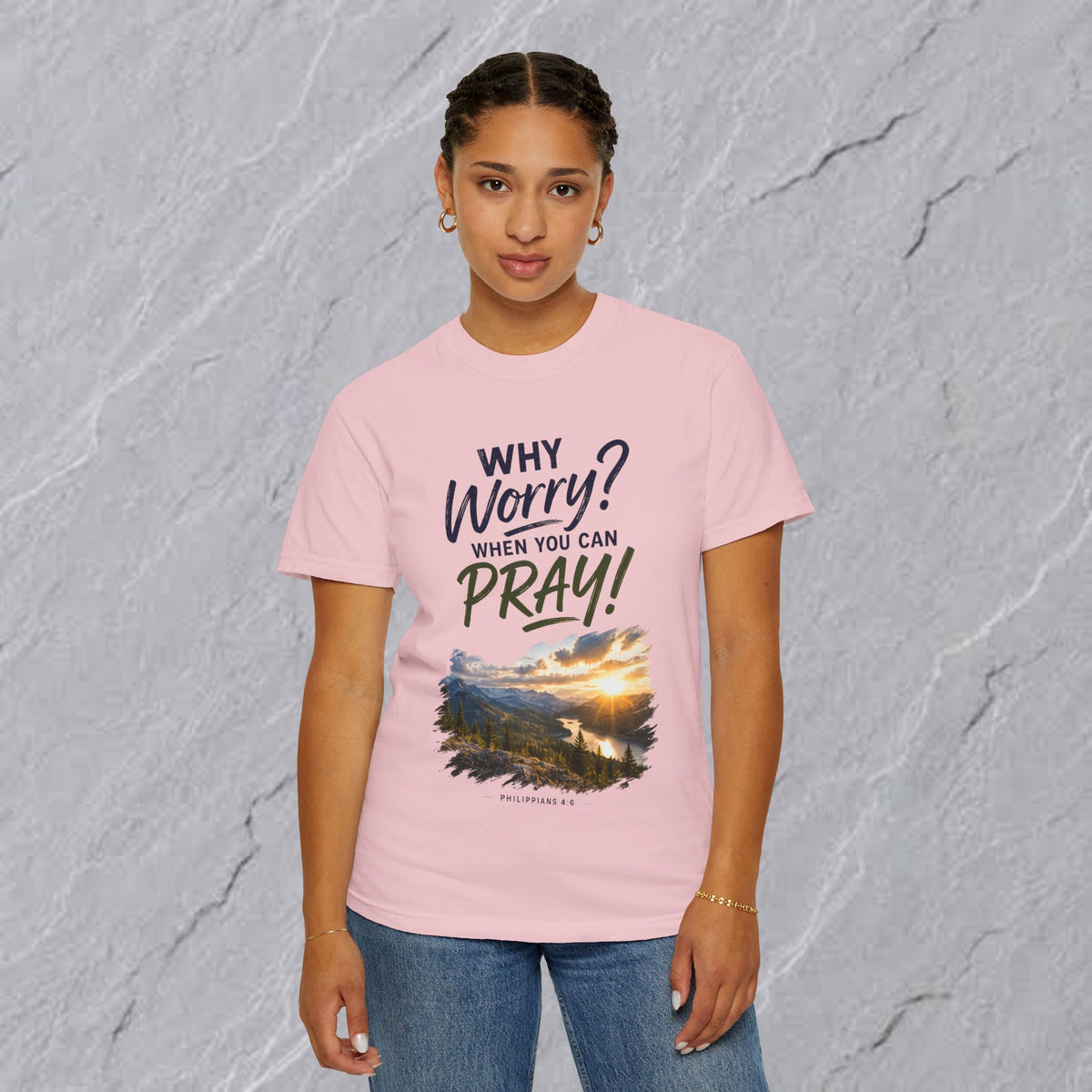Why Worry - Pray  Christian Tee - Unisex