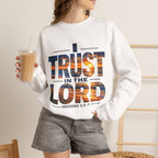 I Trust In The Lord - Ocean T‑Shirt — Proverbs 3:5 Christian Sweatshirt