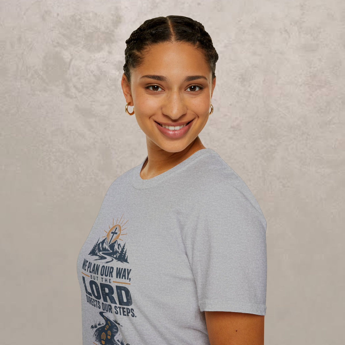 We Plan Our Way, But the Lord Directs Our Steps - Unisex Tee
