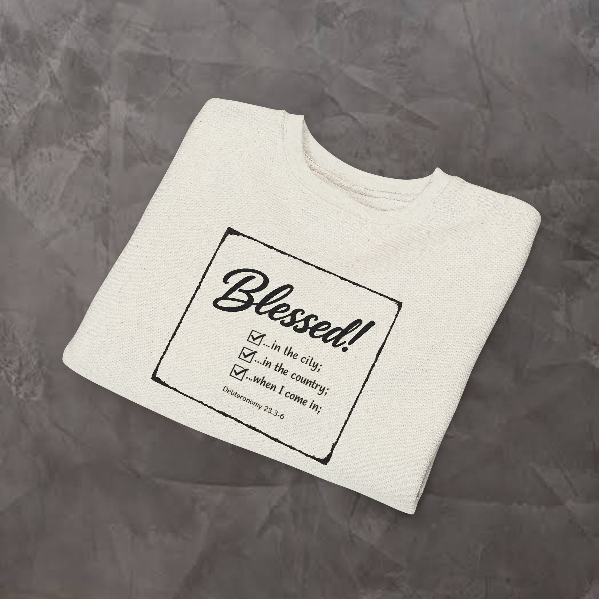 Kids/Toddler - Blessed!  -Deuteronomy 28:3-6 Sweatshirt