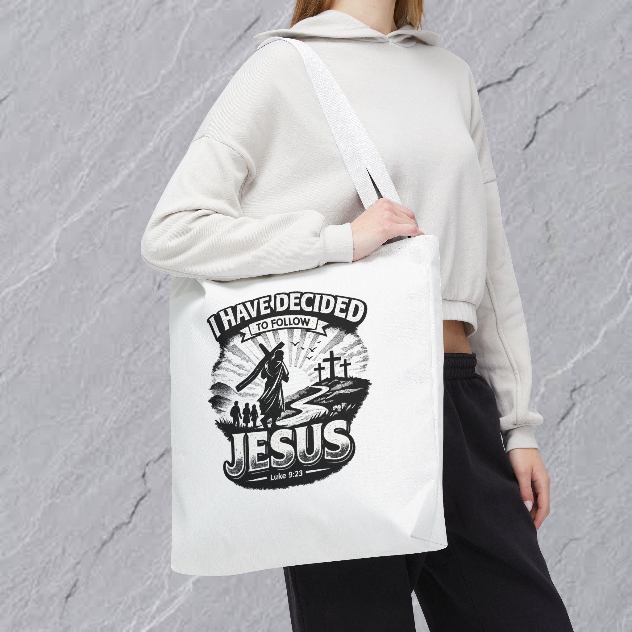 I Have Decided to Follow Jesus Tote Bag — Carryall