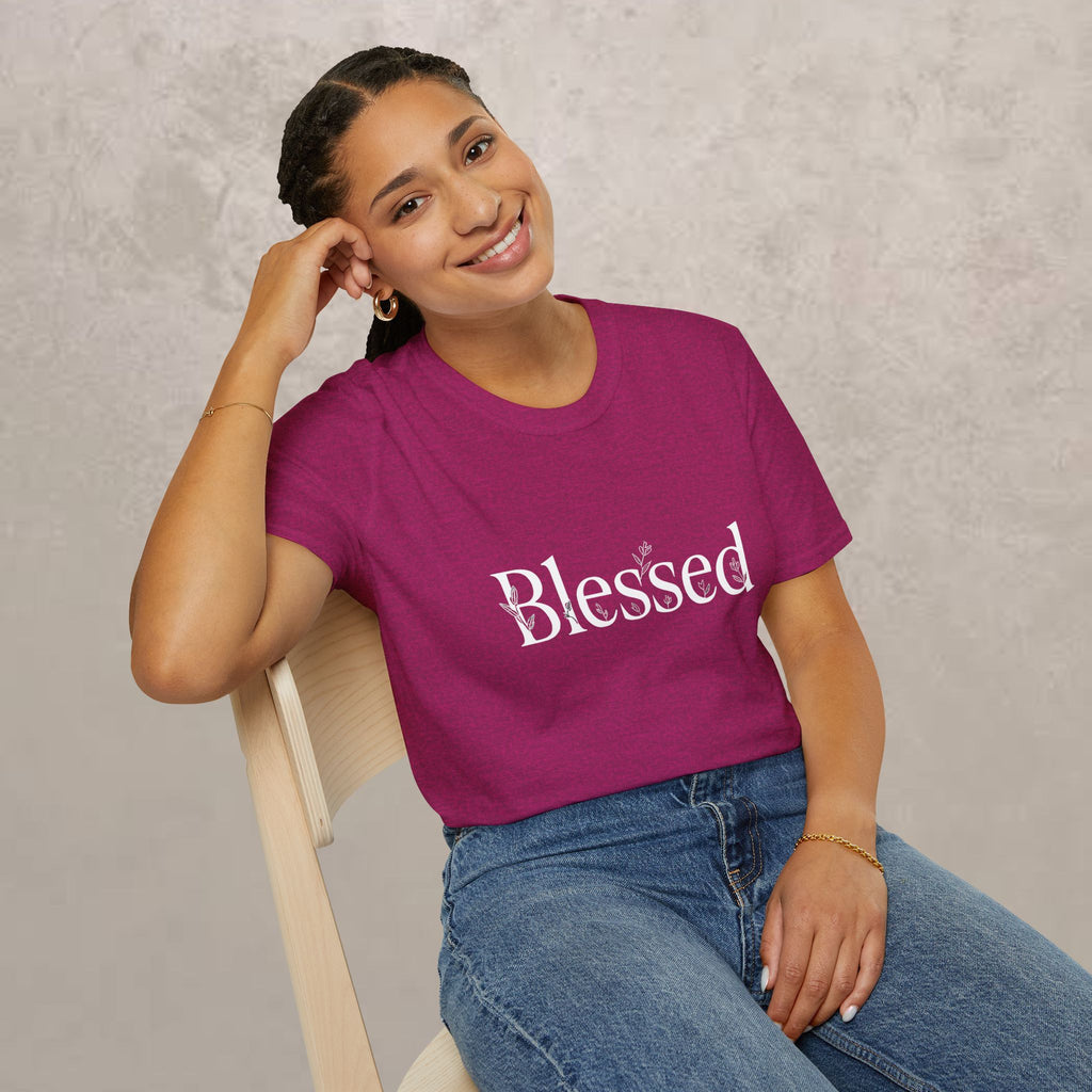 Blessed Floral Logo  Women's T-Shirt