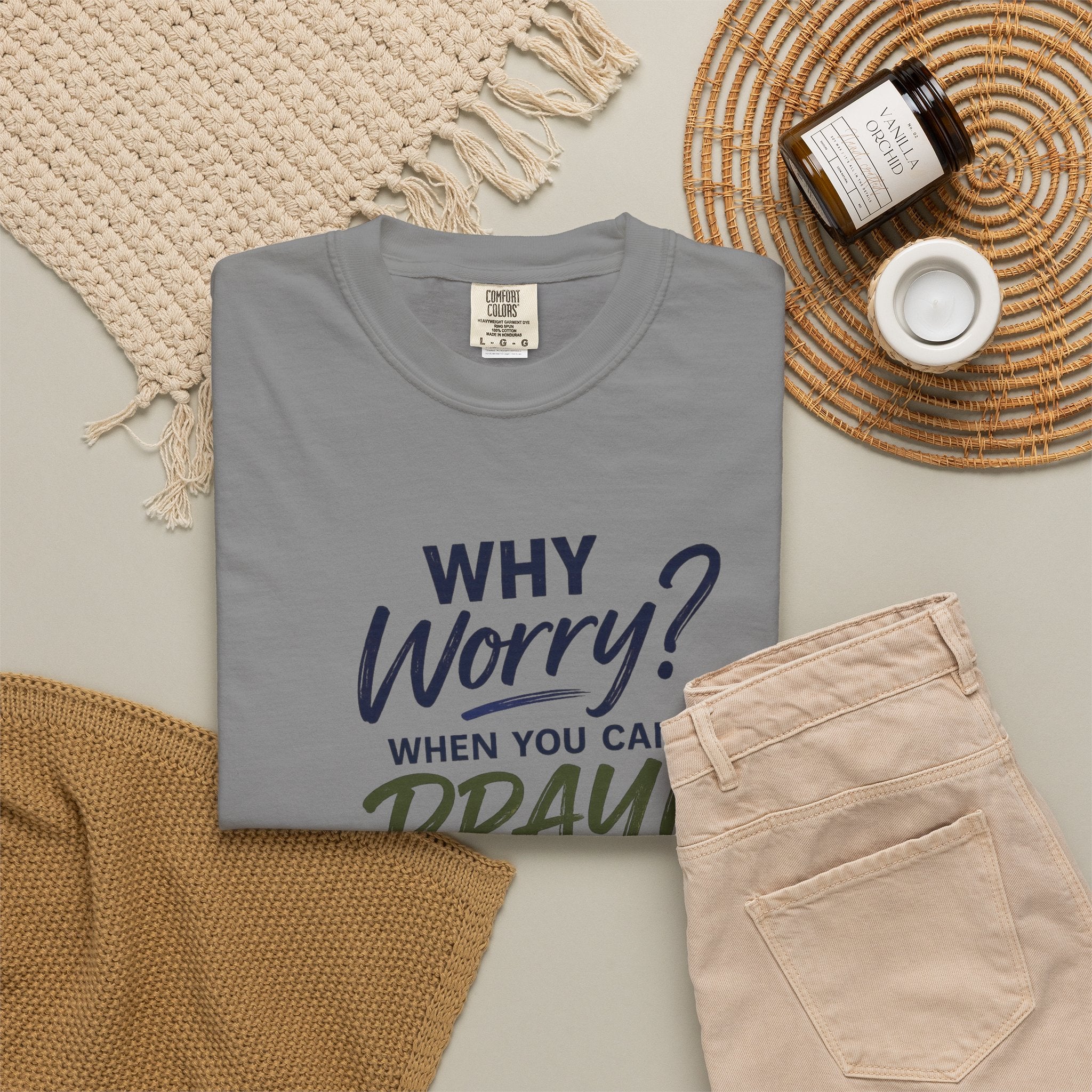 Why Worry - Pray - Men's Tee — Asian Man