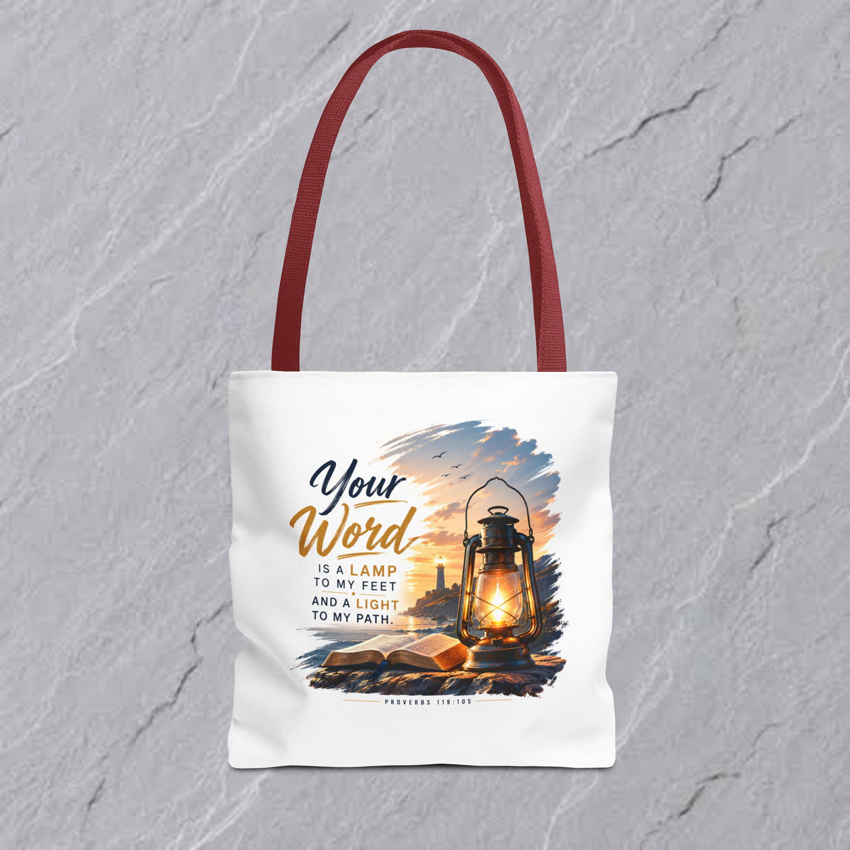 Your Word is a Lamp to My Feet - Tote Bag