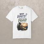 Why Worry - Pray - Men's Tee — Black Men's Christian Tee