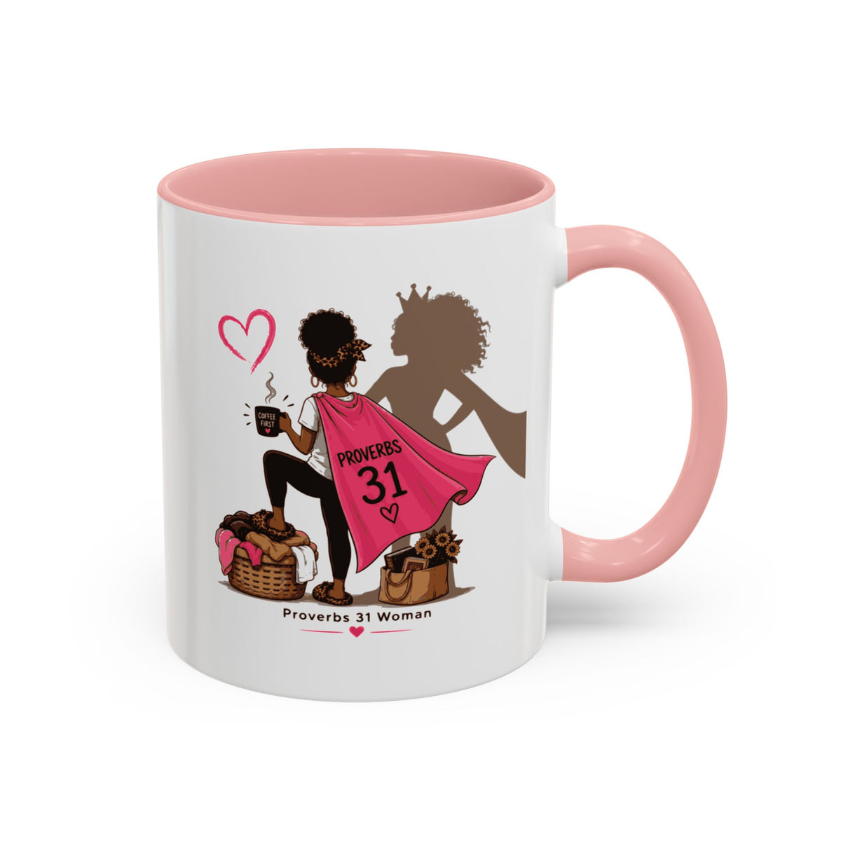 Proverbs 31 Woman Coffee Mug – Inspirational Accent Mug and Gift - Black (11/15oz)