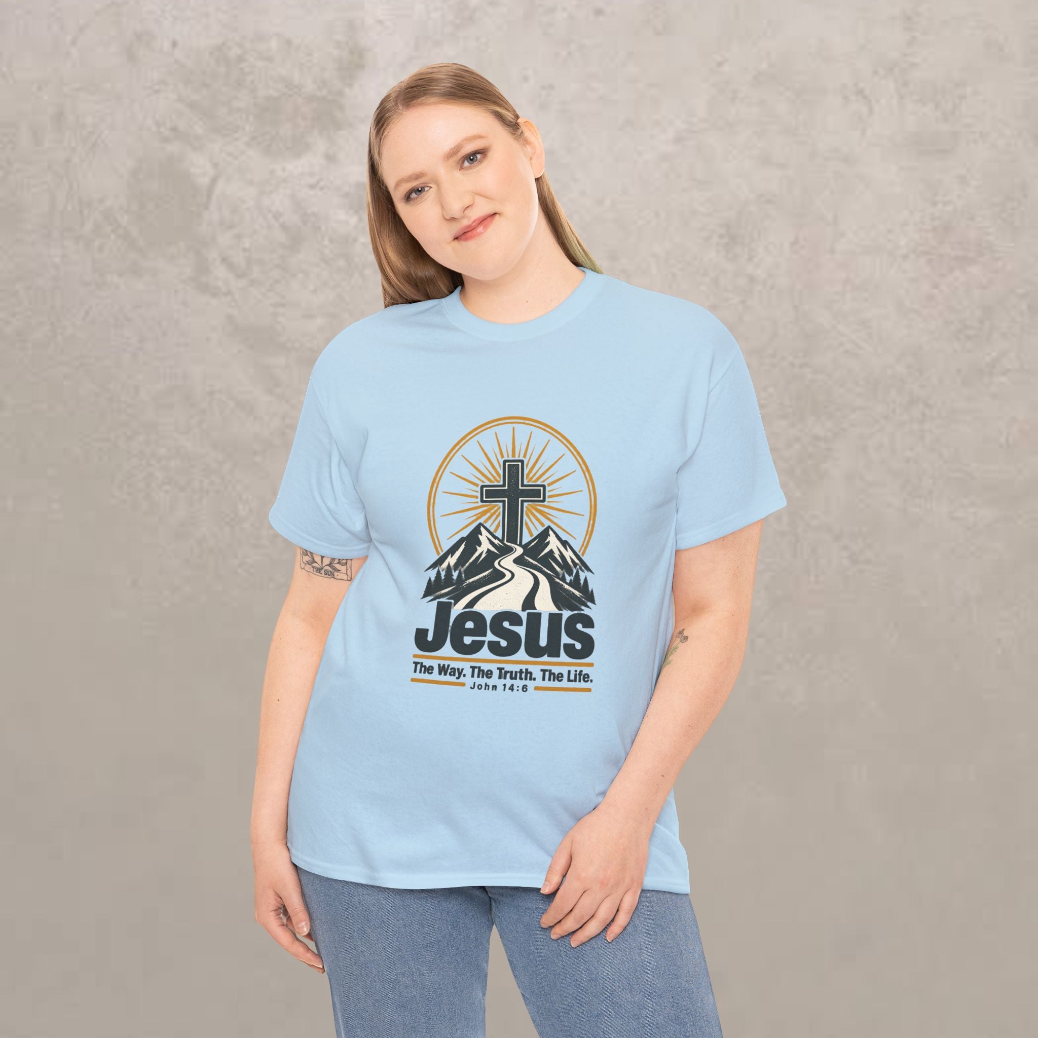Jesus: The Way, The Truth, The Life - John 14:6 Unisex Graphic Tee