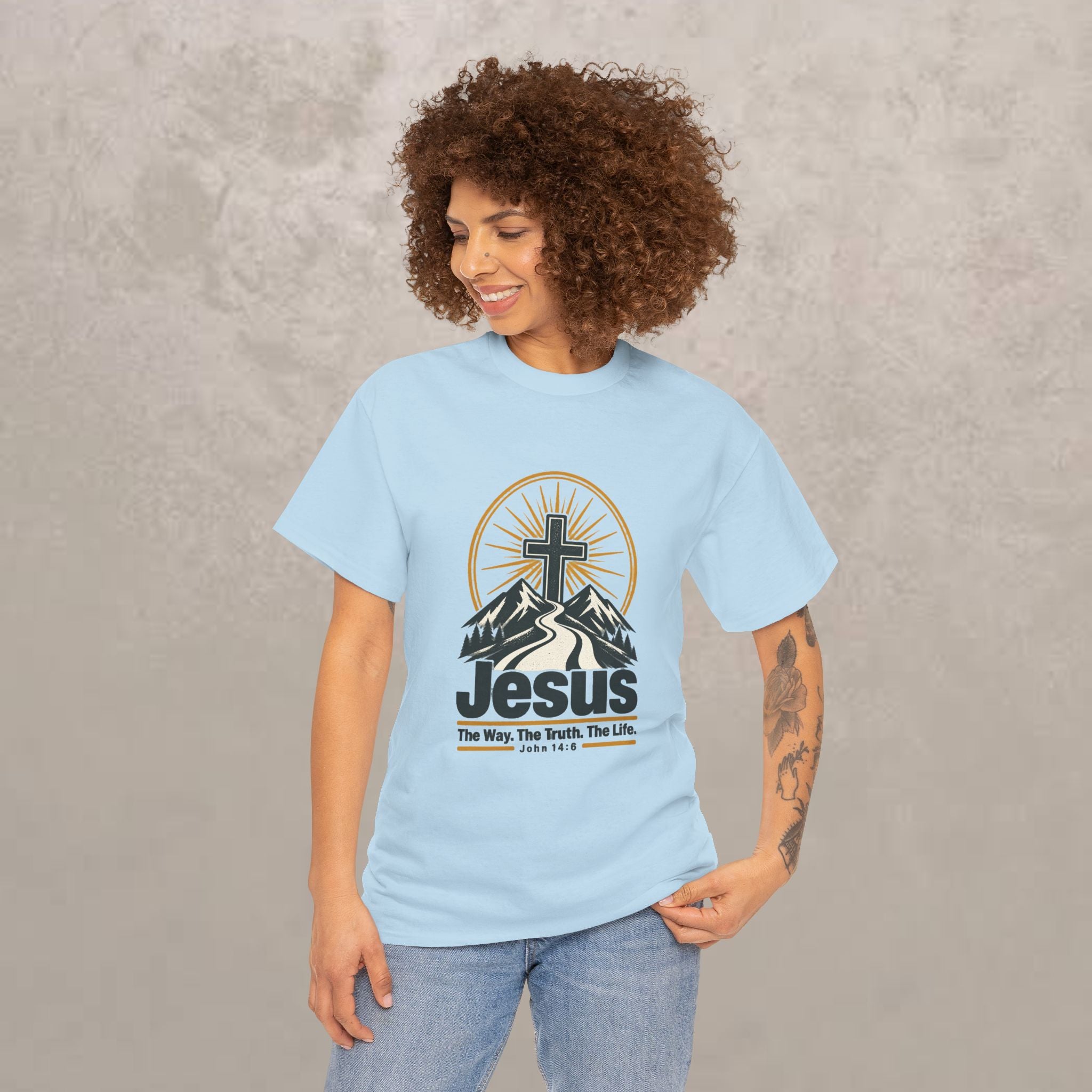 Jesus: The Way, The Truth, The Life - John 14:6 Unisex Graphic Tee