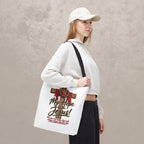Christian Cross Tote Bag — "My Hope is in Jesus" Inspirational Canvas Tote