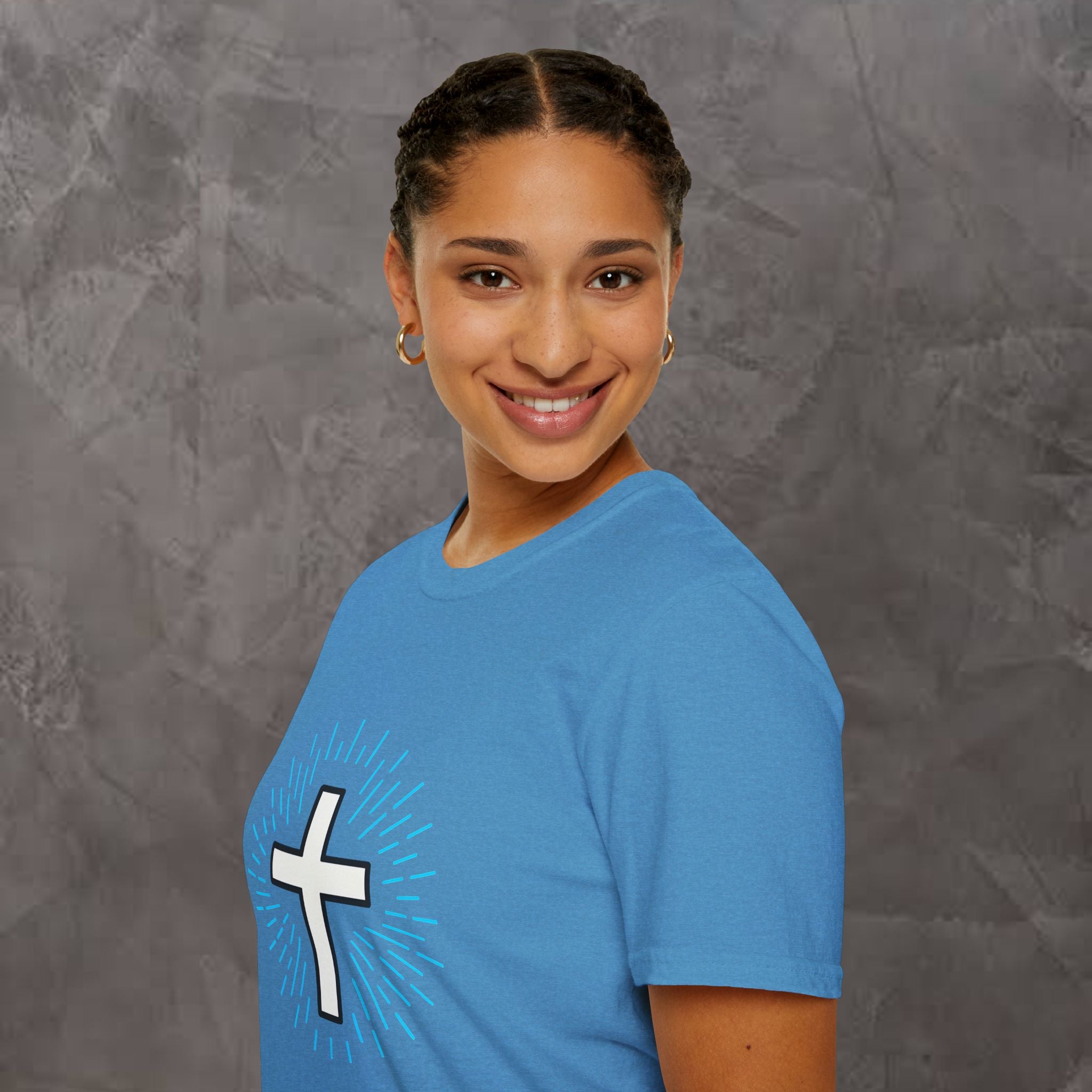 Glowing Cross Emblem T-Shirt