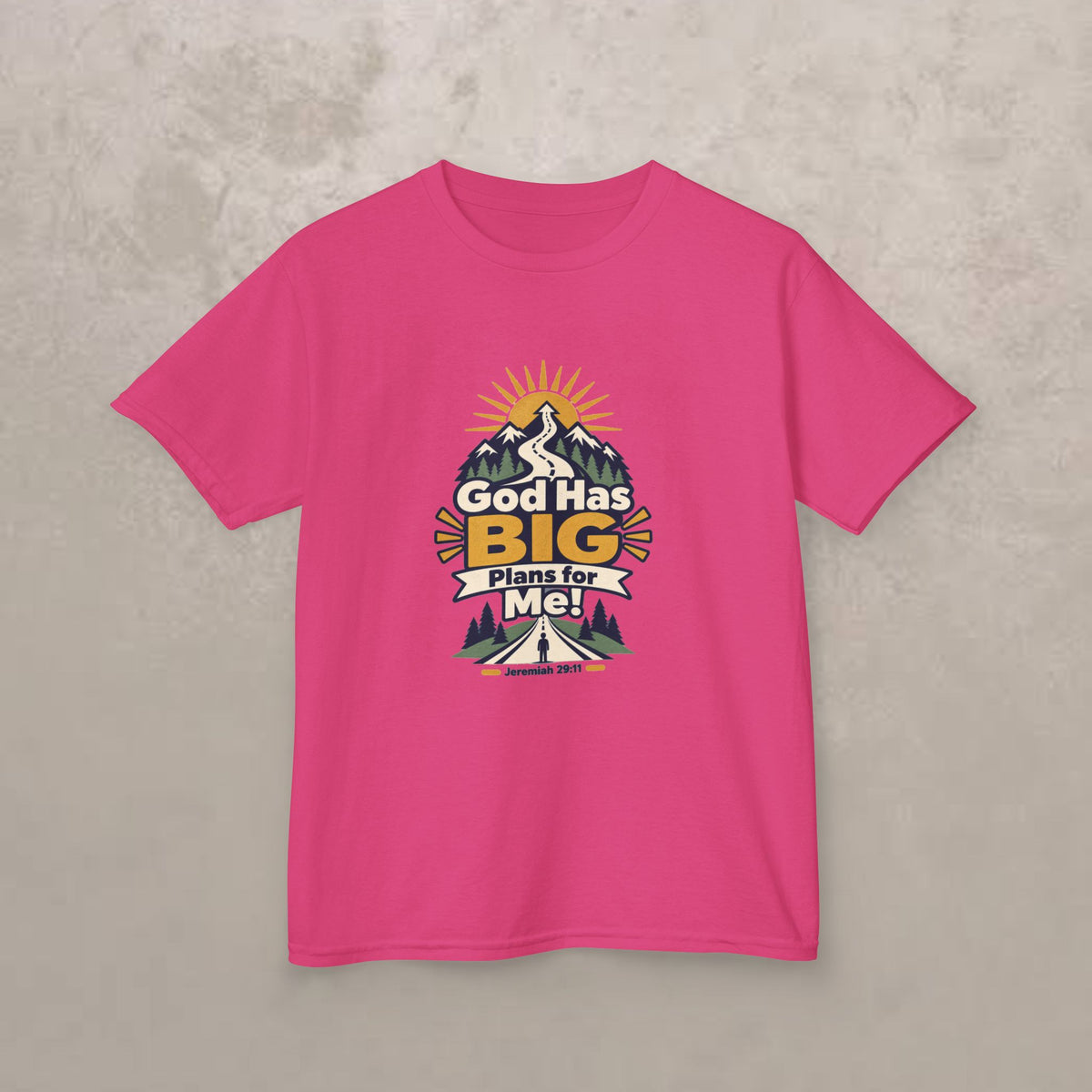Kids - "God Has Big Plans for Me" Tee - Jeremiah 29:11