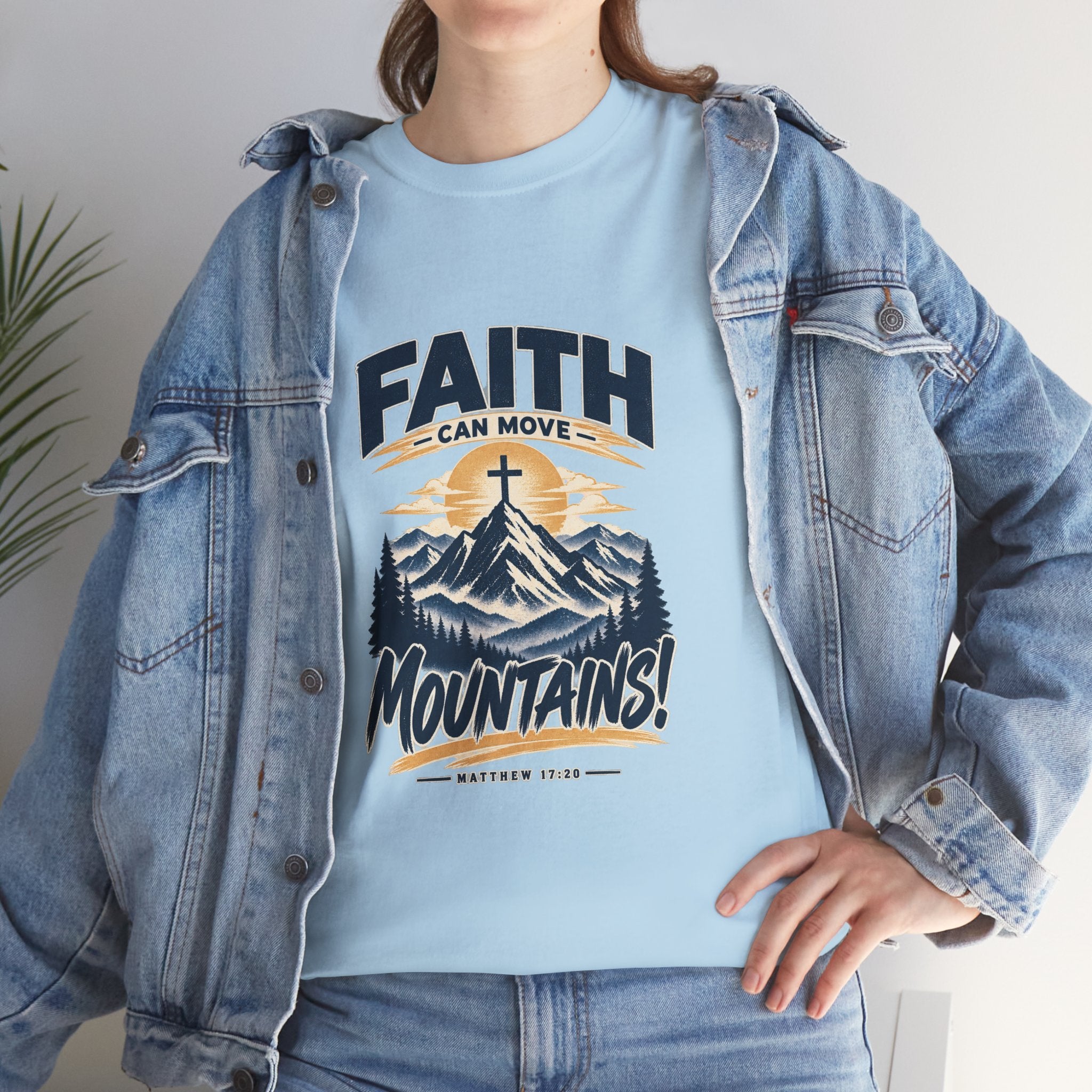Faith Can Move Mountains Unisex Tee