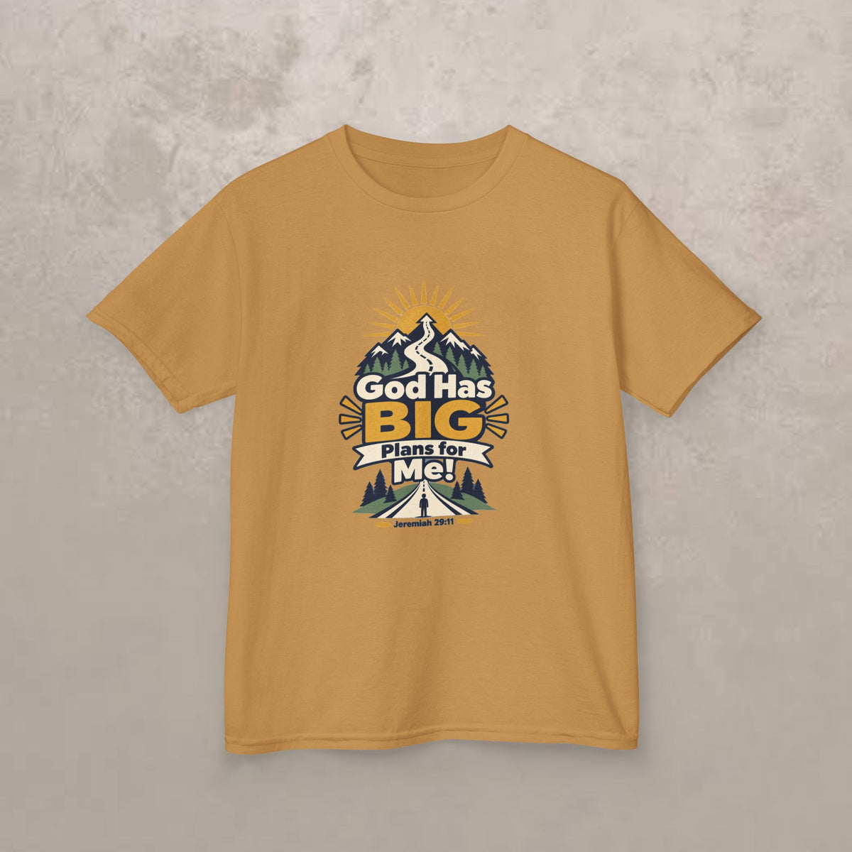 Kids - "God Has Big Plans for Me" Tee - Jeremiah 29:11