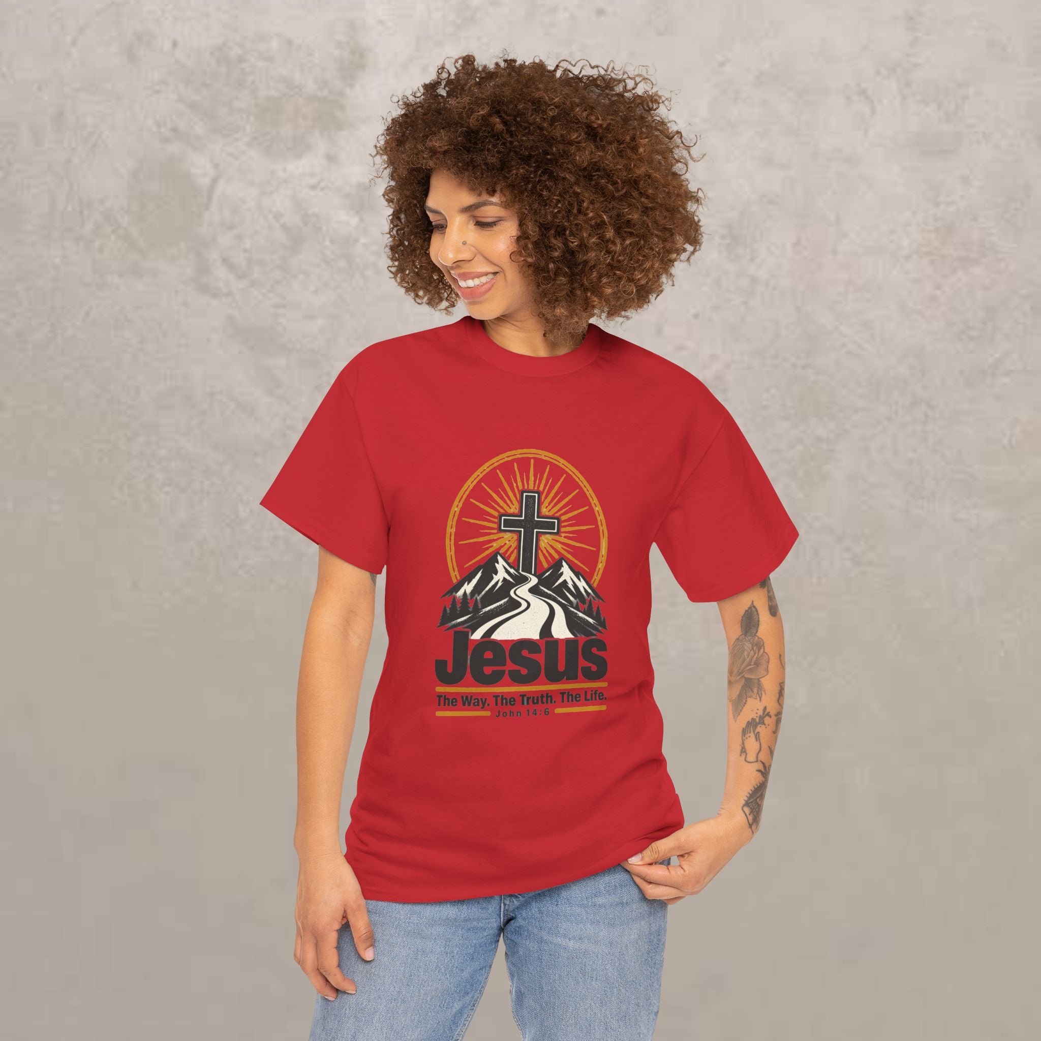 Jesus: The Way, The Truth, The Life - John 14:6 Unisex Graphic Tee