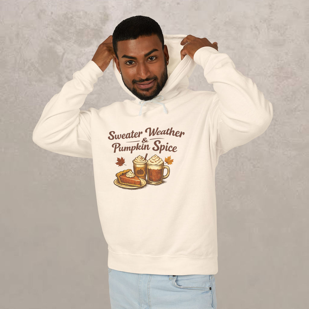 Adult -  "Sweater Weather & Pumpkin Spice" Autumn Hoodie