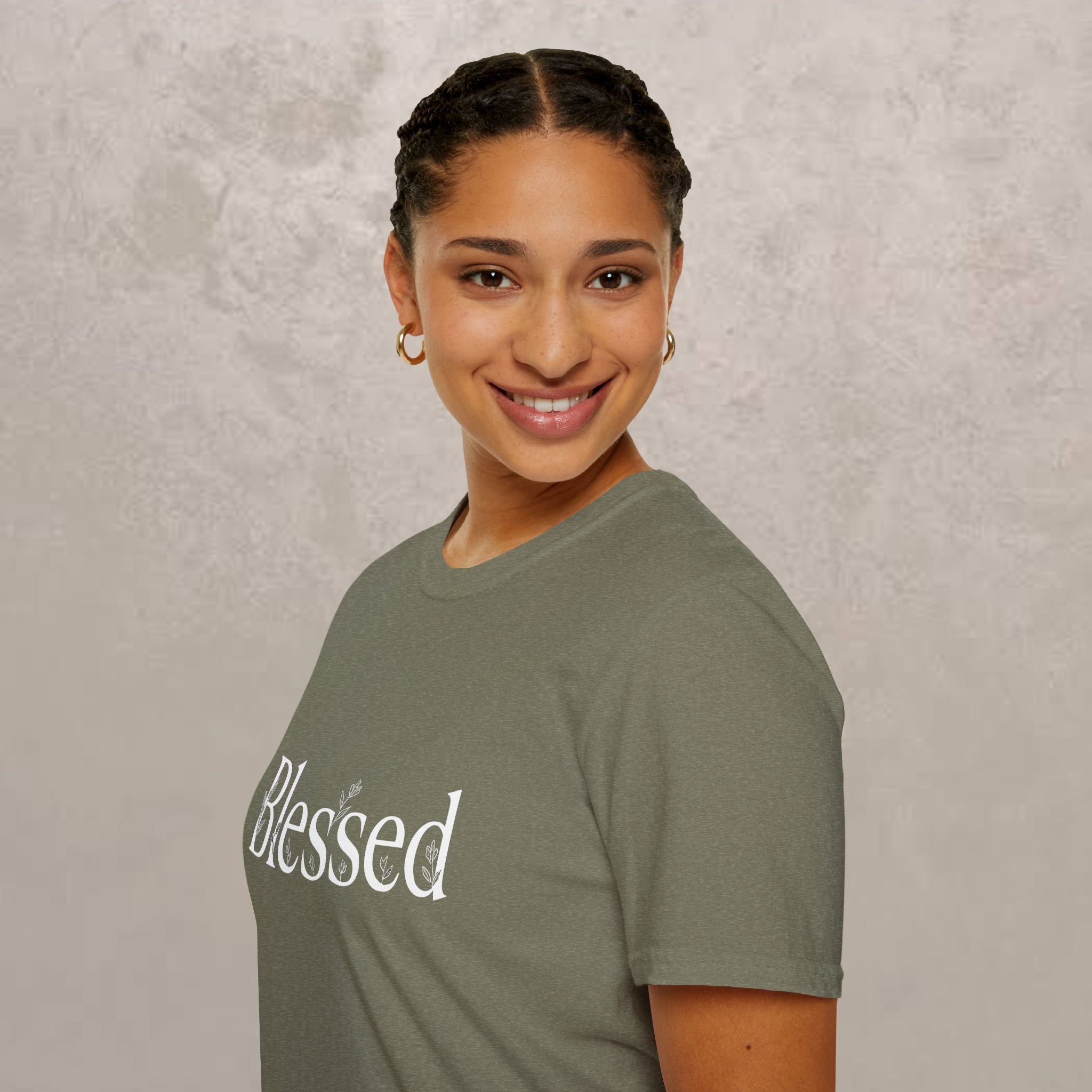 Blessed Floral Logo  Women's T-Shirt