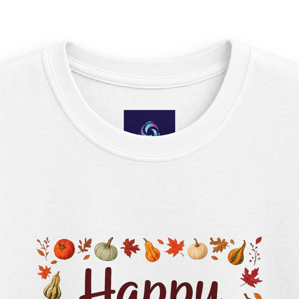 Kids - Happy Fall Y’all! - Autumn Leaves Pumpkin Tee
