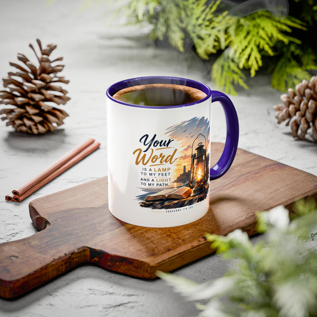 Your Word is a Lamp to my Feet - Christian Faith Coffee Mug (11oz/15oz)
