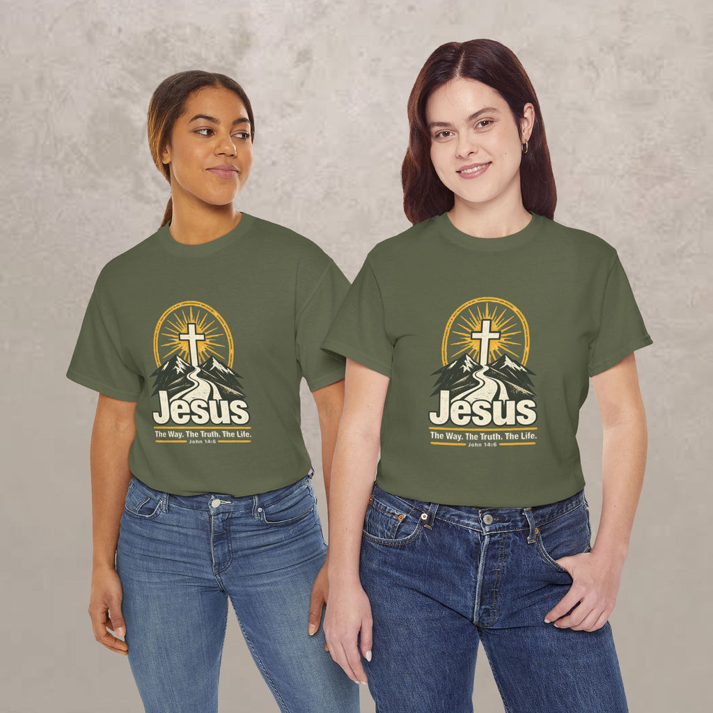 Jesus - The Way, Truth, Life — John 14:6 Unisex Graphic Tee