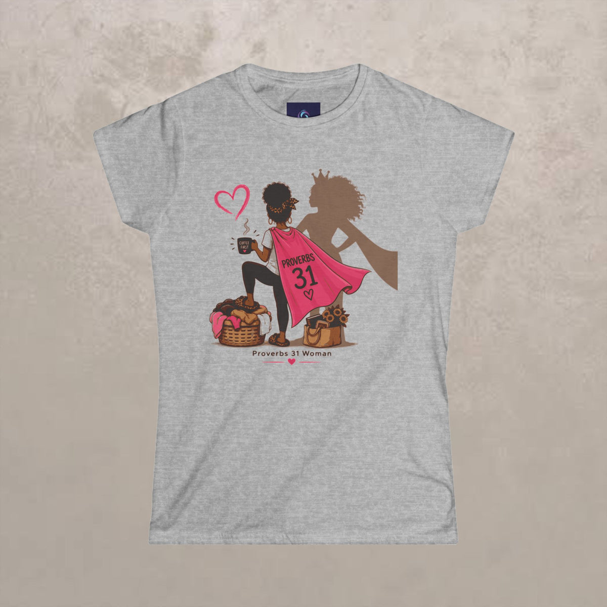 Proverbs 31 Woman's Tee - Black