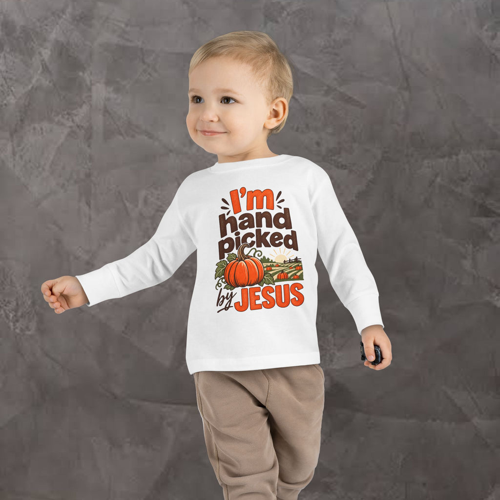 Toddler - I'm Hand-picked by Jesus - Long Sleeve Tee