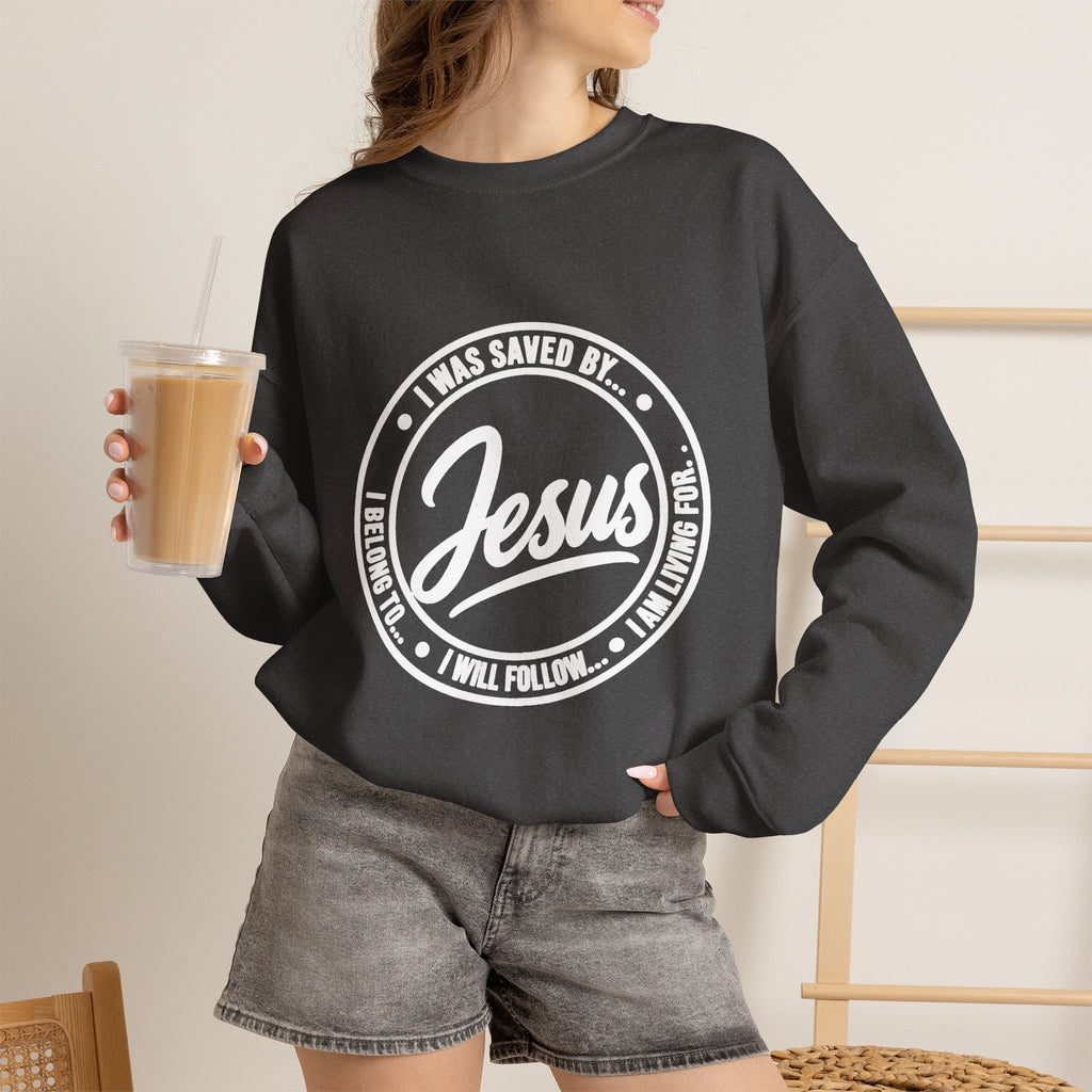 Jesus - I Will Follow - Christian Graphic Sweatshirt/Pullover