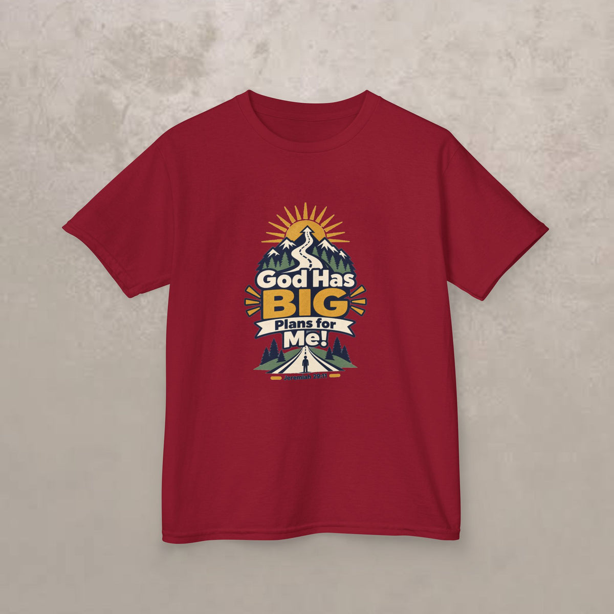 Kids - "God Has Big Plans for Me" Tee - Jeremiah 29:11