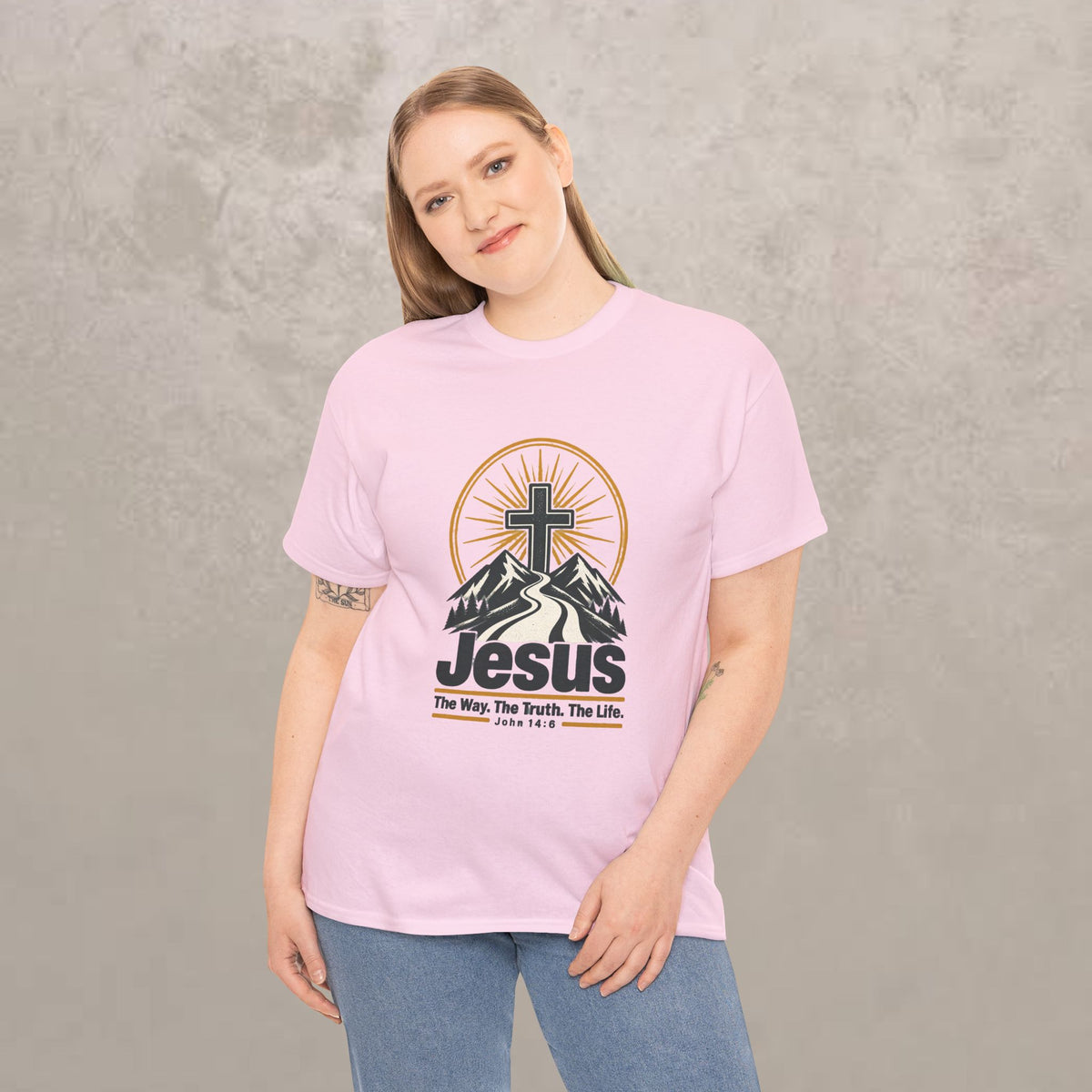 Jesus: The Way, The Truth, The Life - John 14:6 Unisex Graphic Tee