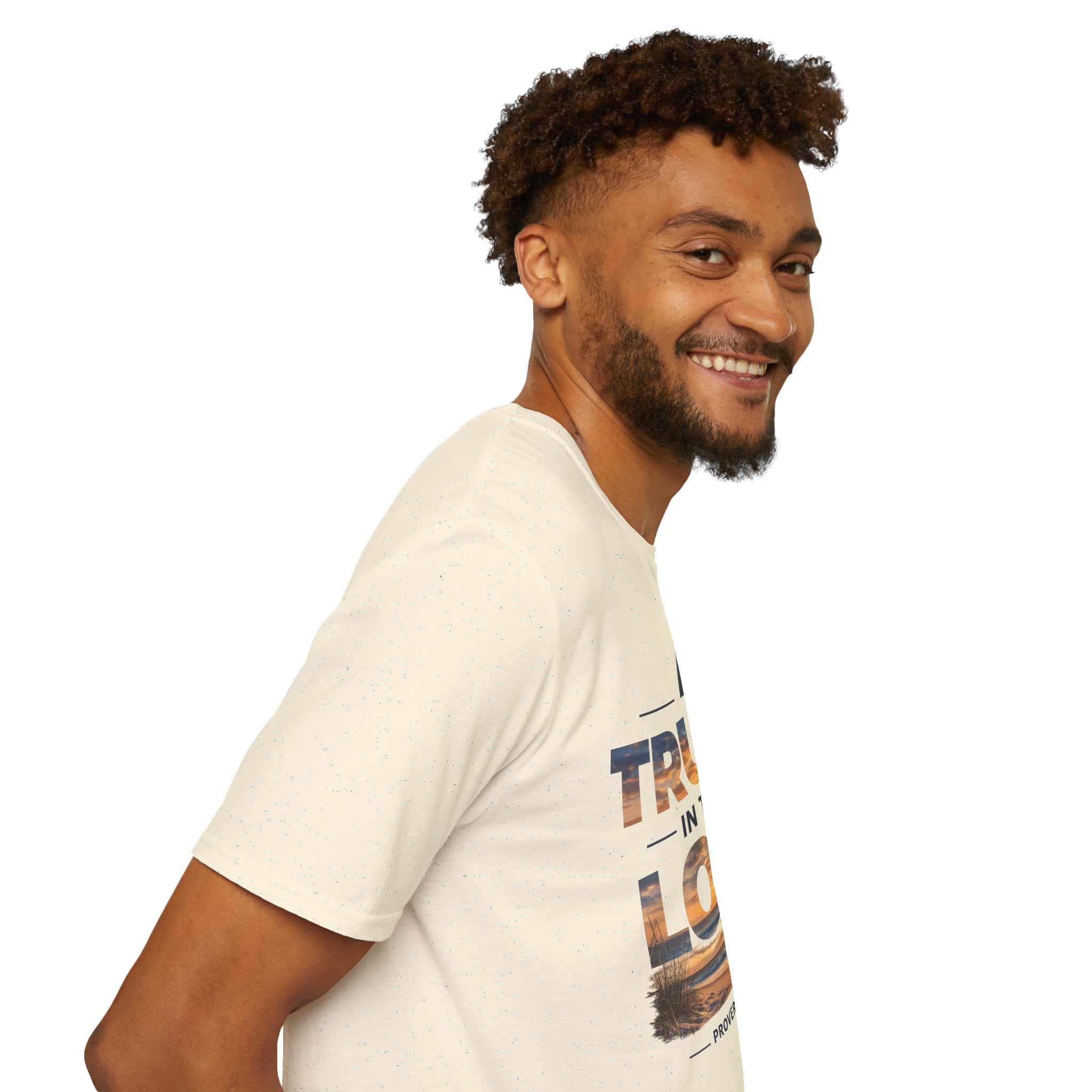 I Trust In The Lord - Ocean T‑Shirt — Proverbs 3:5 Christian Tee