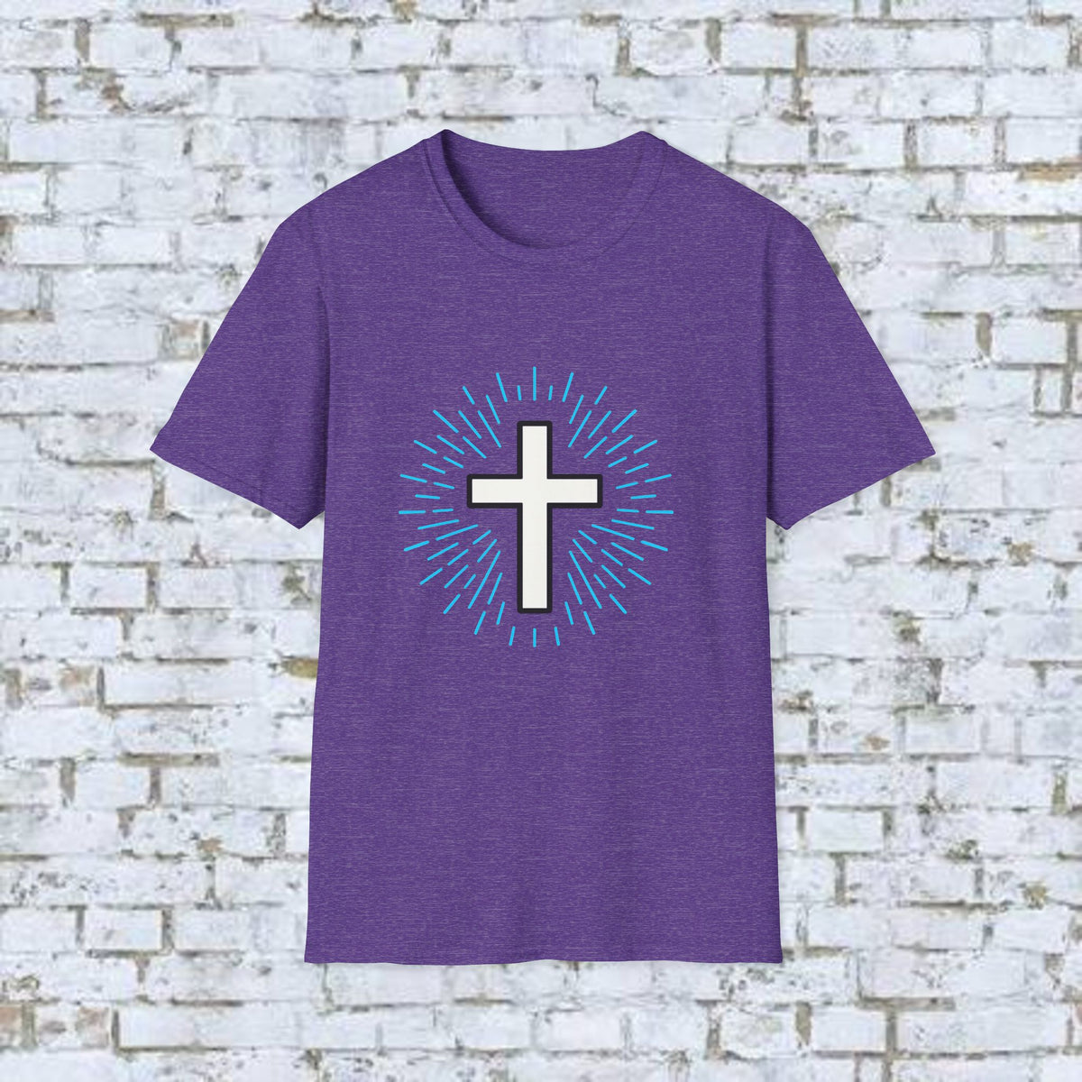 Glowing Cross Emblem T-Shirt