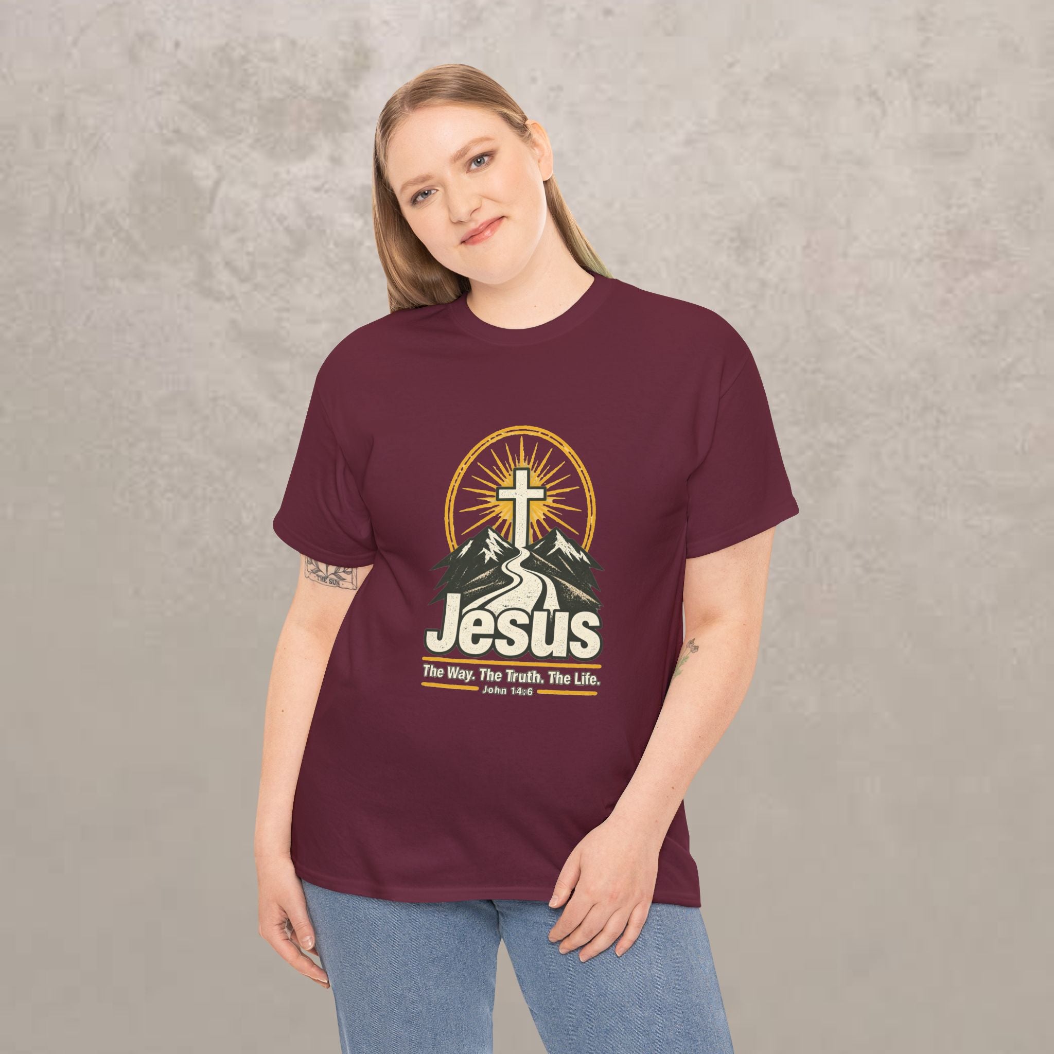 Jesus - The Way, Truth, Life — John 14:6 Unisex Graphic Tee