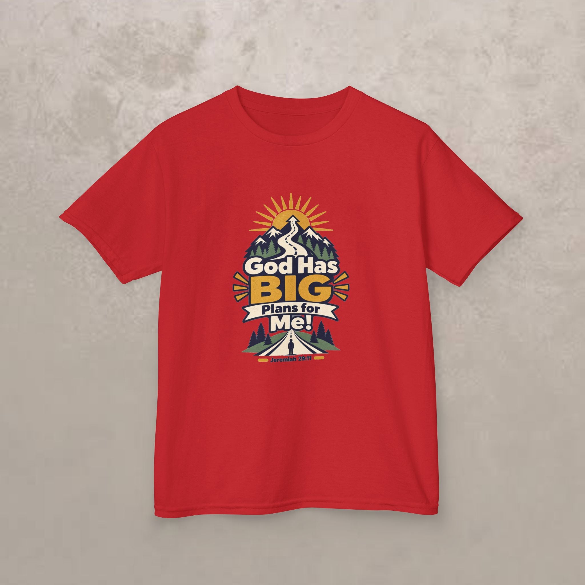 Kids - "God Has Big Plans for Me" Tee - Jeremiah 29:11