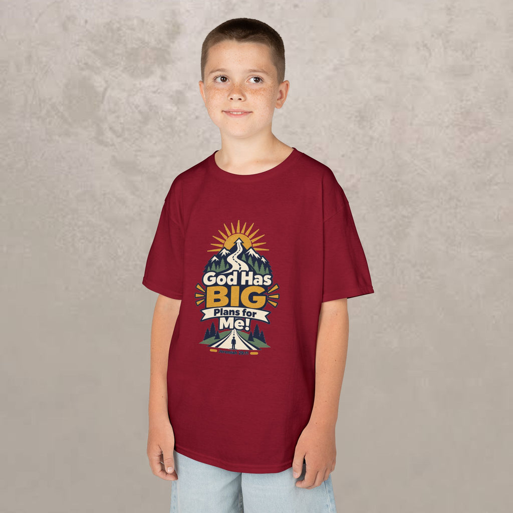 Kids - "God Has Big Plans for Me" Tee - Jeremiah 29:11