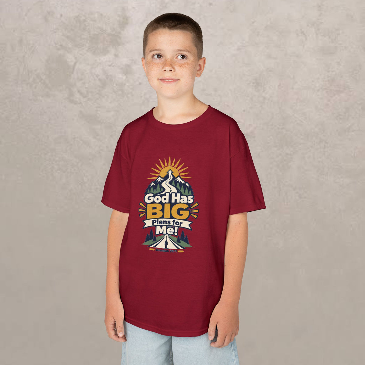 Kids - "God Has Big Plans for Me" Tee - Jeremiah 29:11