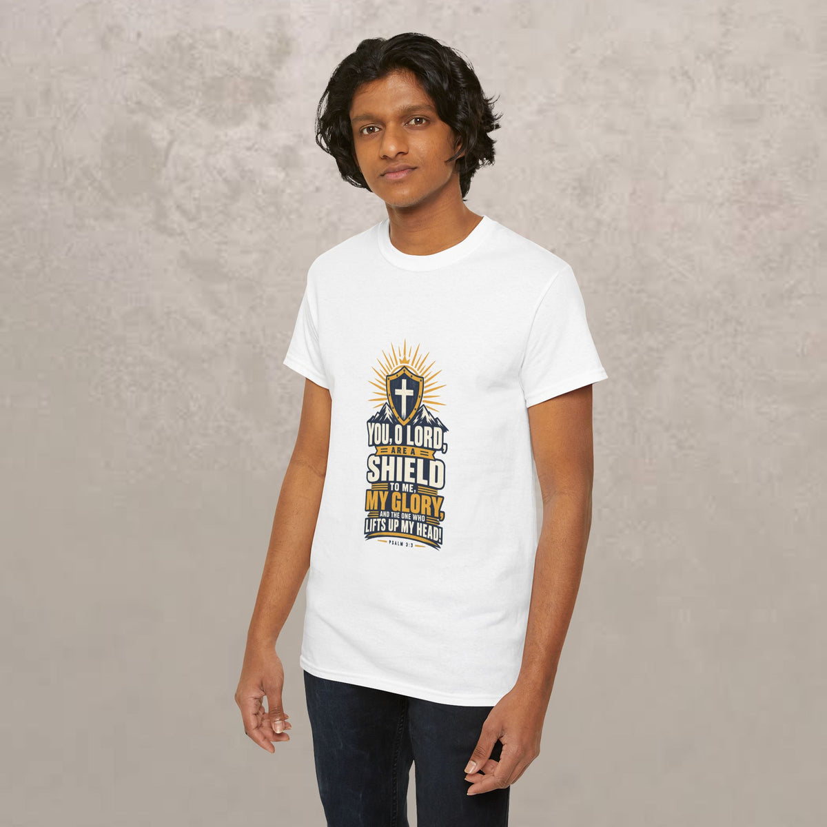 You, O Lord, Are a Shield to Me - Proverbs 3:3 - Unisex Graphic Tee