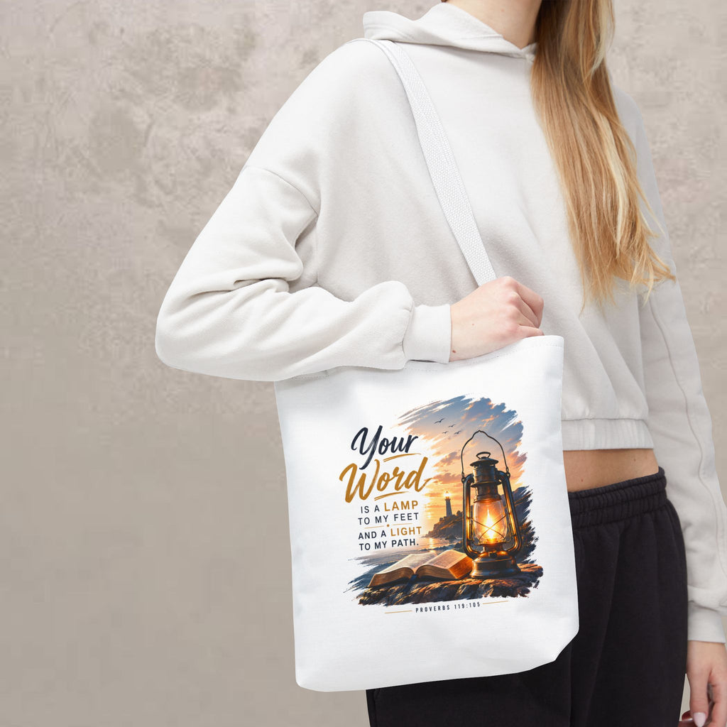Your Word is a Lamp to My Feet - Tote Bag