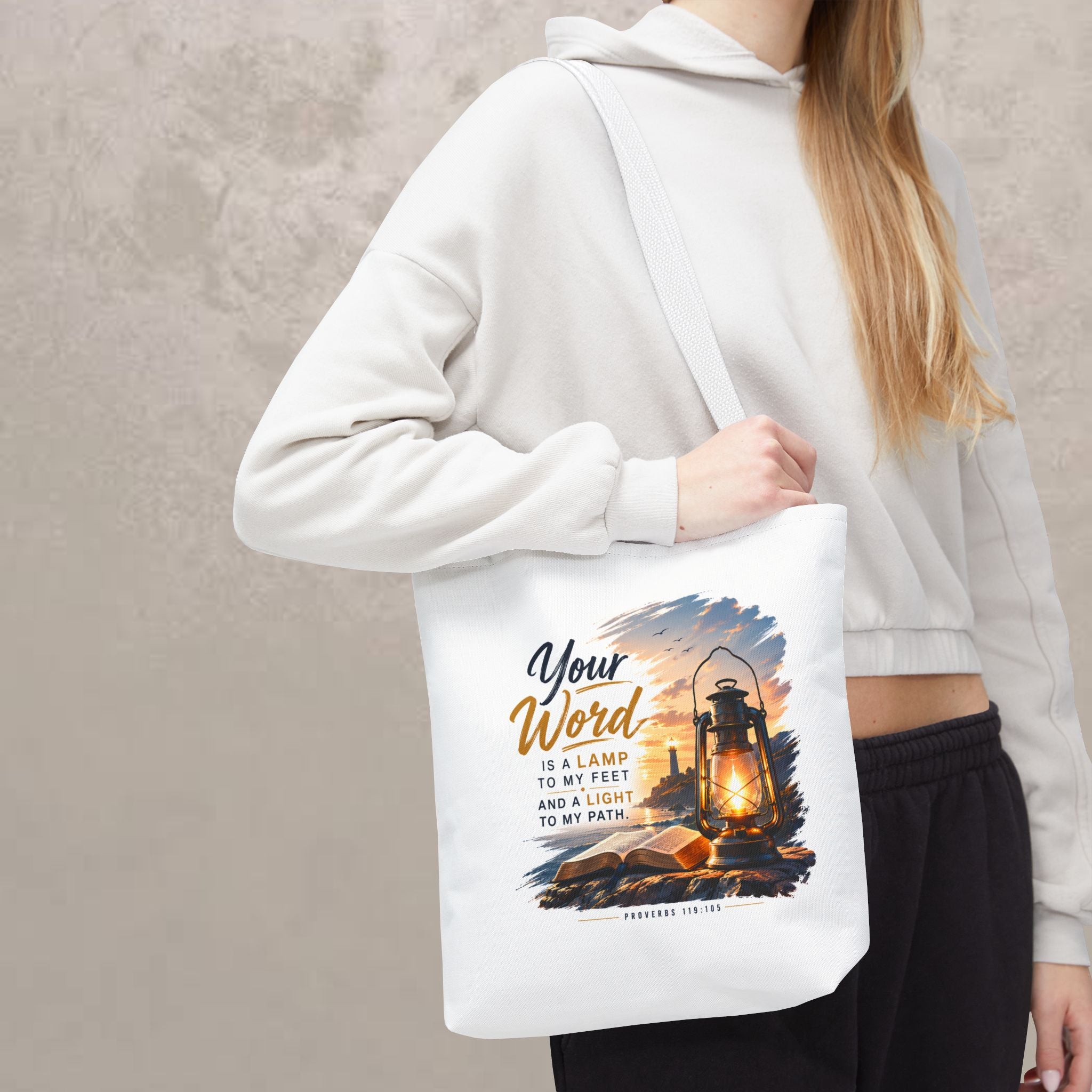 Your Word is a Lamp to My Feet - Tote Bag