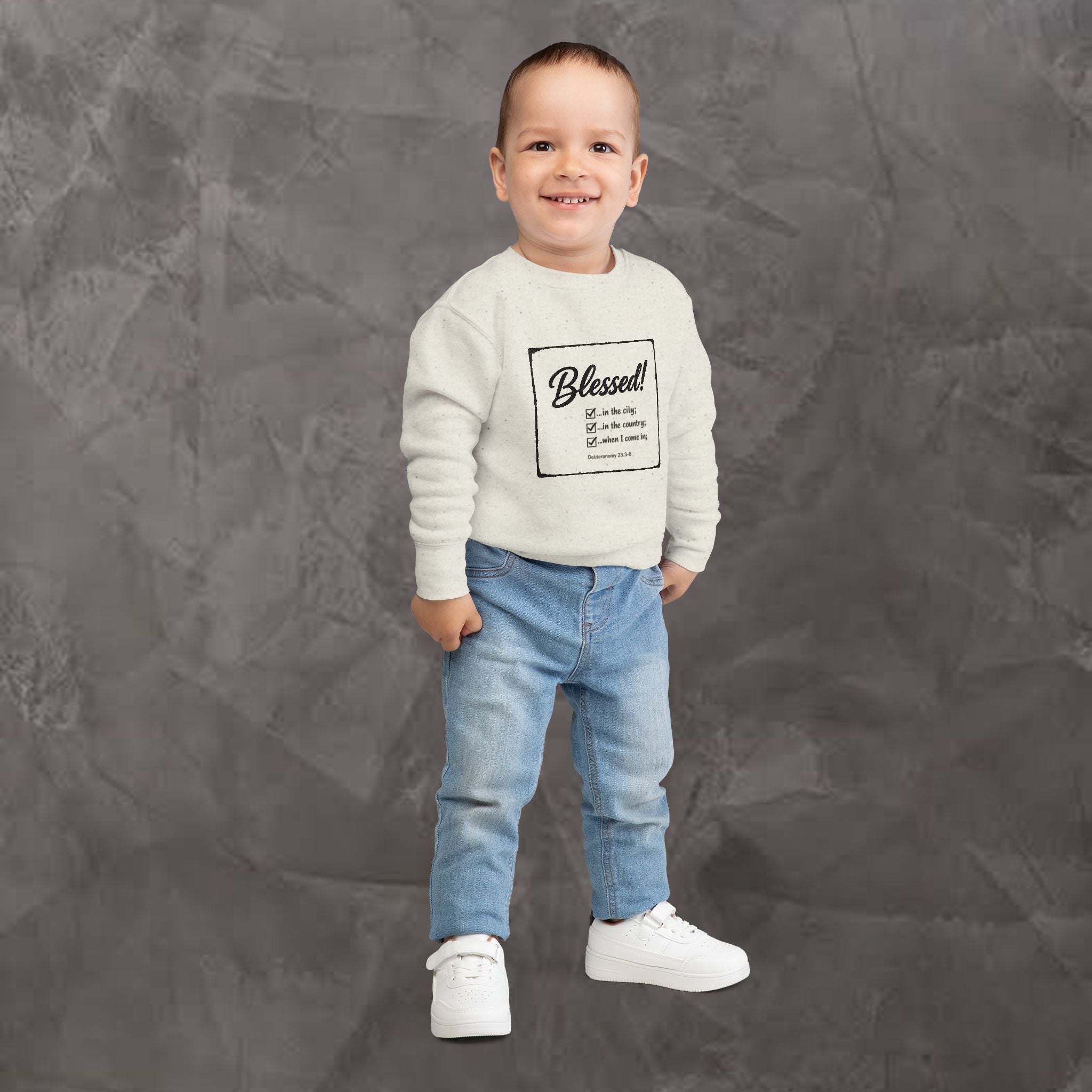 Kids/Toddler - Blessed!  -Deuteronomy 28:3-6 Sweatshirt