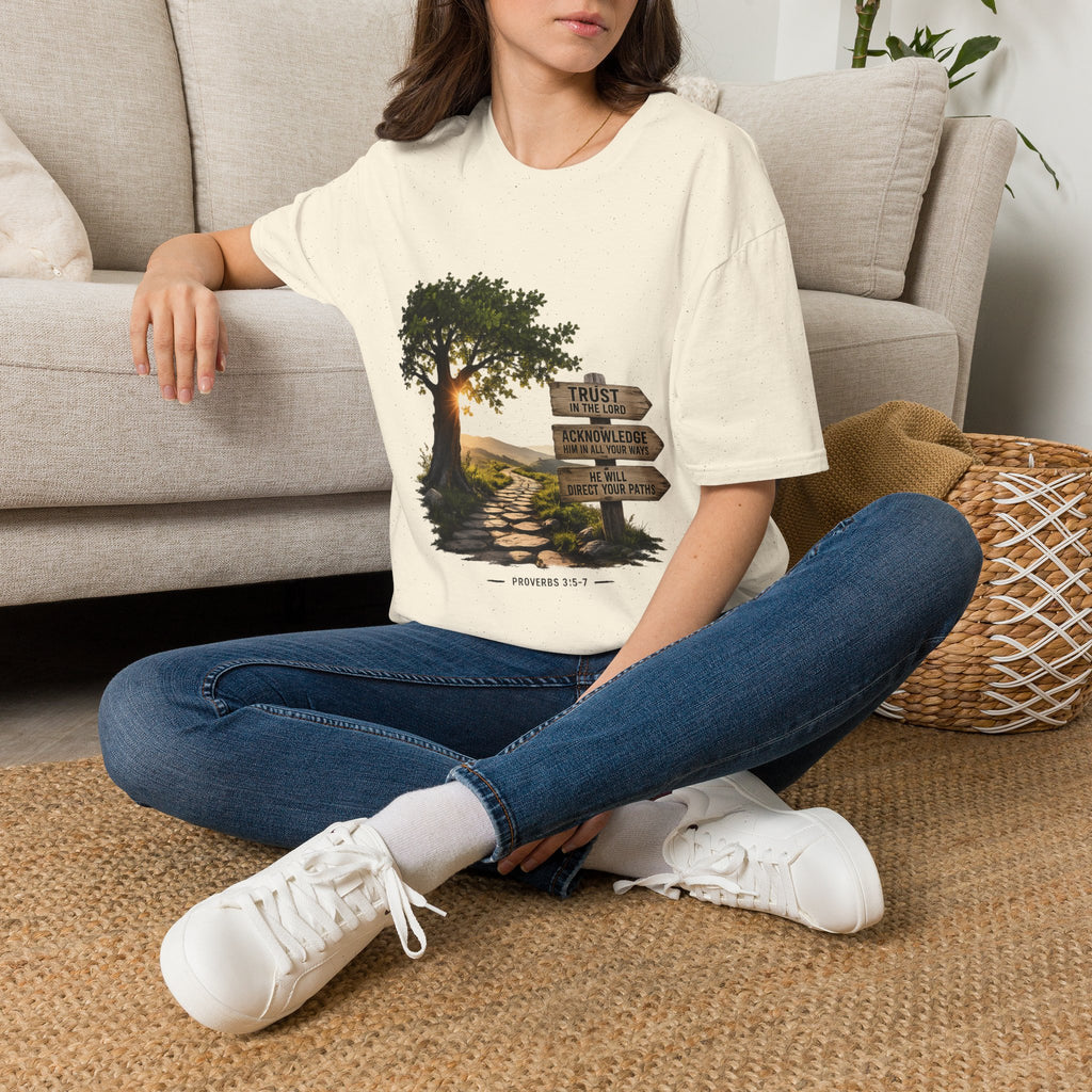 "Trust in the Lord" Inspirational Christian Tee - Proverbs 3:5-7