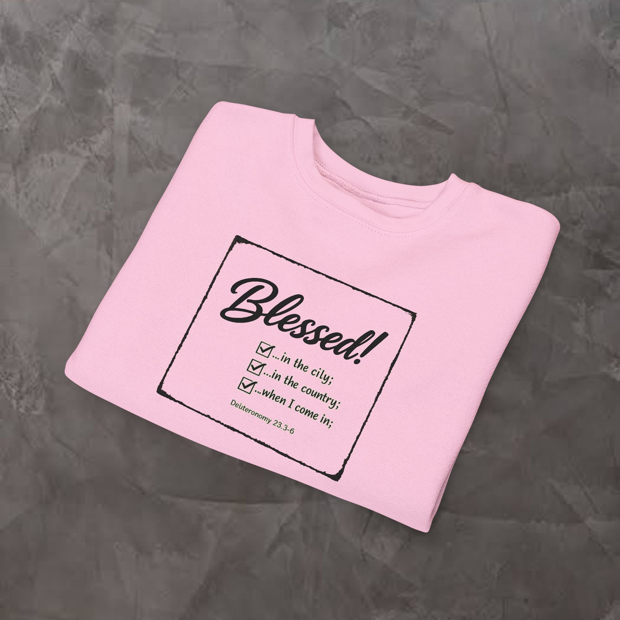 Kids/Toddler - Blessed!  -Deuteronomy 28:3-6 Sweatshirt