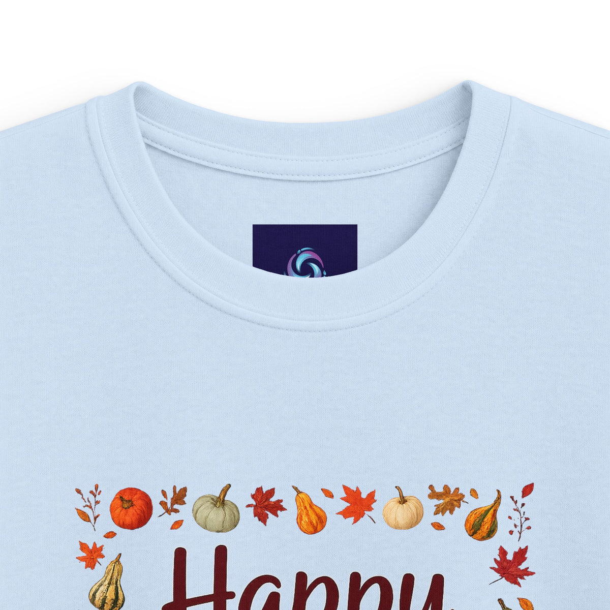 Kids - Happy Fall Y’all! - Autumn Leaves Pumpkin Tee