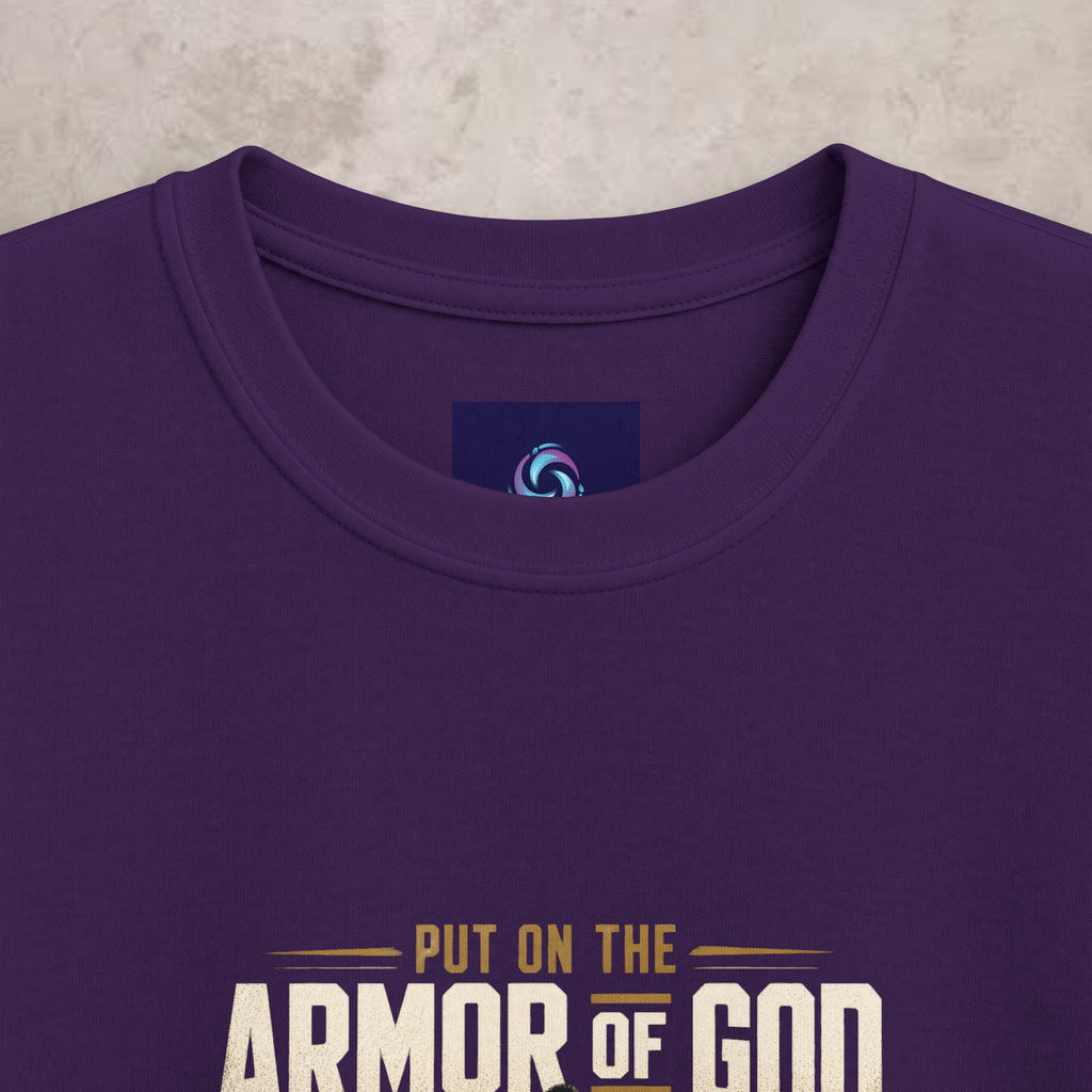 Kids- Put on the  Armor of God - Christian Graphic Tee