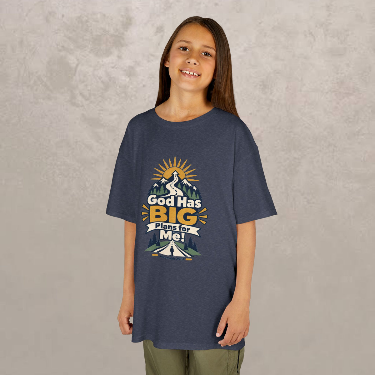 Kids - "God Has Big Plans for Me" Tee - Jeremiah 29:11