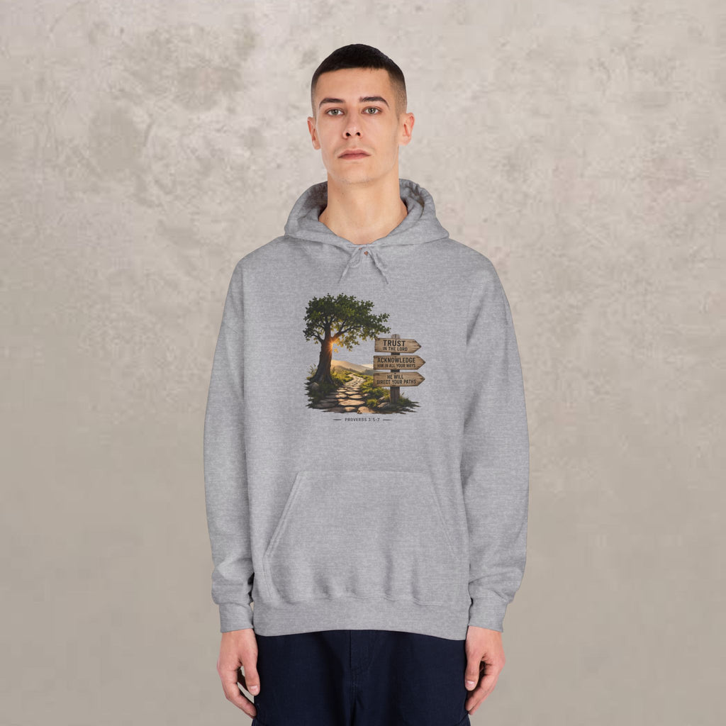 Trust in the Lord - Proverbs 3:5-7 - Hoodie Unisex