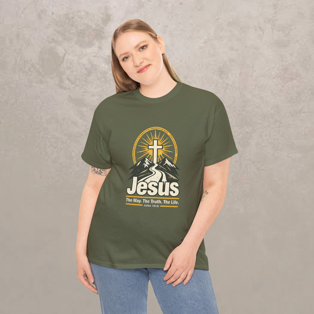 Jesus - The Way, Truth, Life — John 14:6 Unisex Graphic Tee